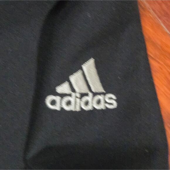 ADIDAS Men’s Vintage 2001 Black & White Pullover Tracksuit Jacket 1/2 Zip sz L - Picture 3 of 10